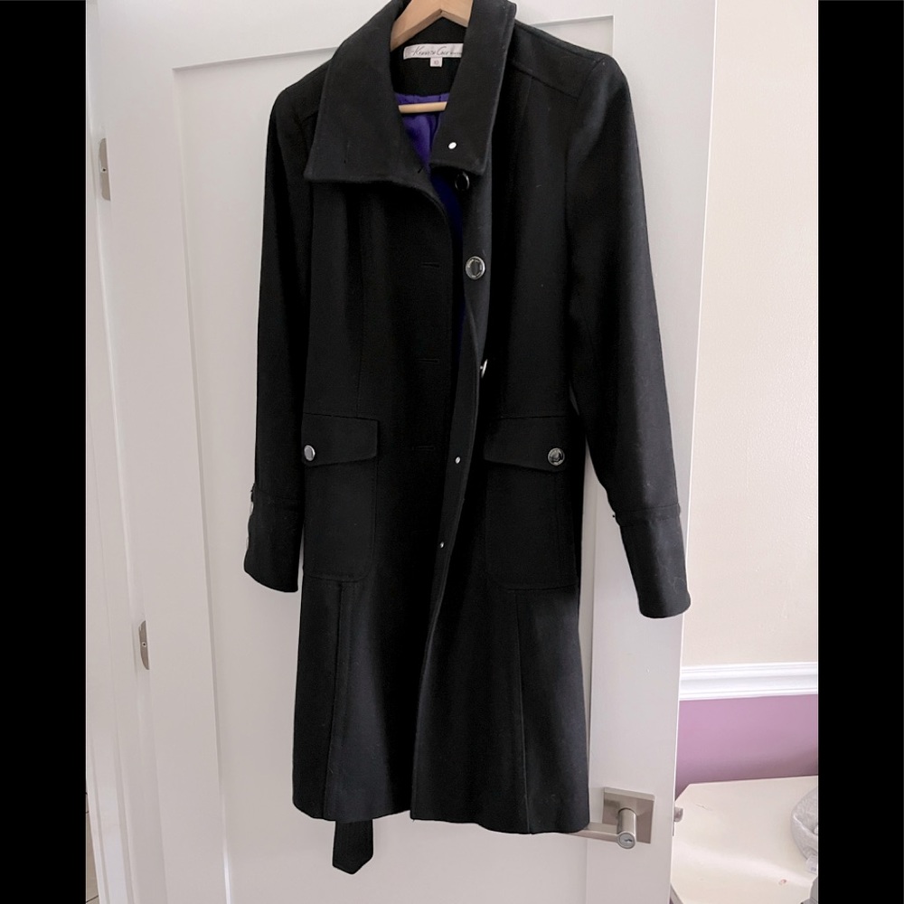 NWOT Kenneth Cole Recycled Wool Coat